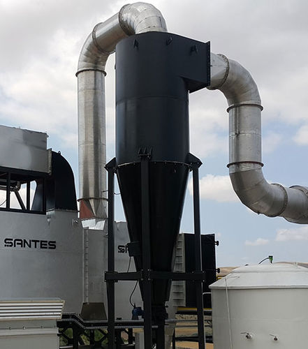 Laveur de gaz à sec - Santes Incinerator  - à charbon actif / chimique / à haute efficacité