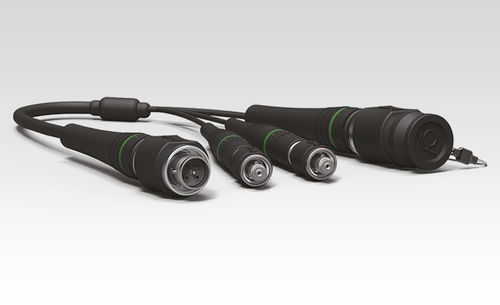 Harnais électrique de données - Fischer Connectors - à fibre optique / circulaire / pour environnements sévères