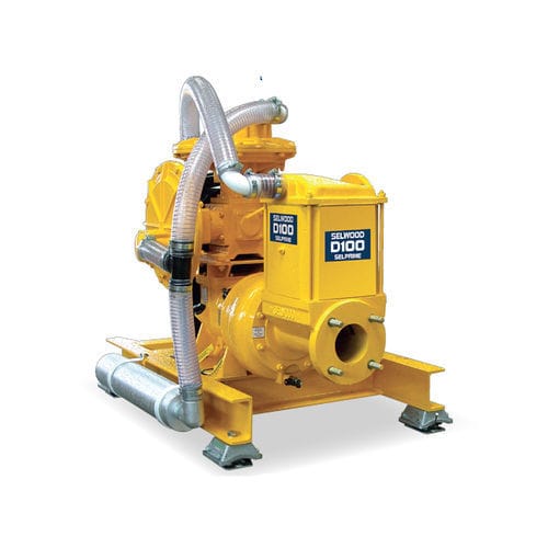 Pompe centrifuge - D100 Twin prime - Selwood - à eau / électrique / stationnaire
