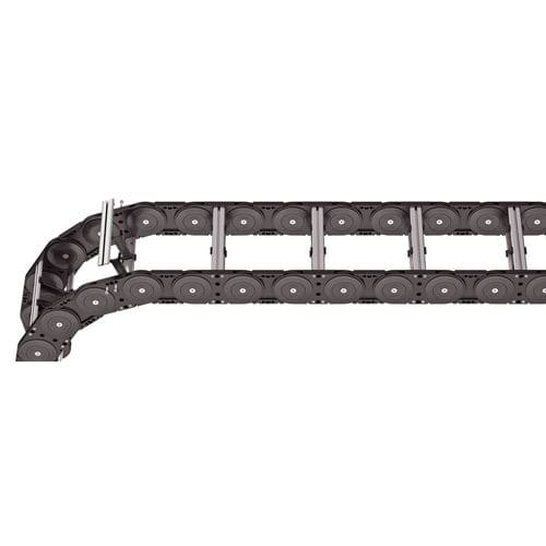 Chaîne porte-câbles ouverte - XLC1650 RM - TSUBAKI KABELSCHLEPP - en acier / en plastique / en aluminium