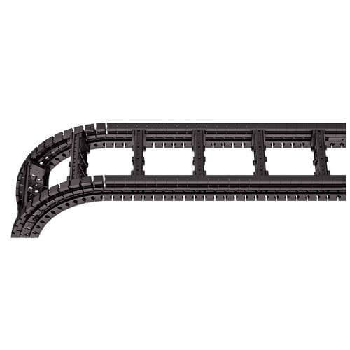 Chaîne porte-câbles ouverte - QUANTUM®  - TSUBAKI KABELSCHLEPP - en acier / en plastique / en aluminium