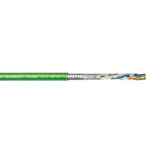 Câble optique de données - CAT.6 700 CD - TSUBAKI KABELSCHLEPP - Ethernet / blindé / à retardateur de flamme