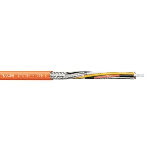 Câble optique de données - SYSTEM M 700 C - TSUBAKI KABELSCHLEPP - d'alimentation / hybride / blindé