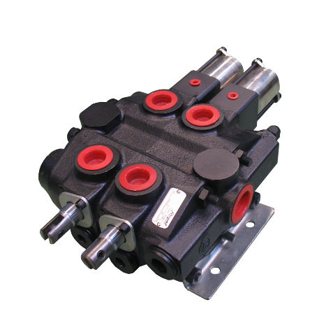 Distributeur hydraulique à tiroir - 407  - Roquet Hydraulics S.L. - à levier / 4/3 voies / sectionnel