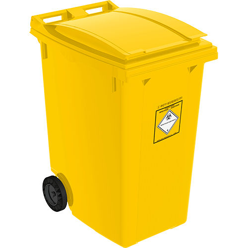 Conteneur à déchets en plastique - MEDICAL - SULO Umwelttechnik GmbH  - pour déchets dangereux / avec couvercle / avec poignée