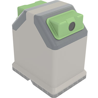 Conteneur à déchets en plastique - SAFOR METÁLICO - SULO Umwelttechnik GmbH  - pour papier / de tri sélectif / sécurisé