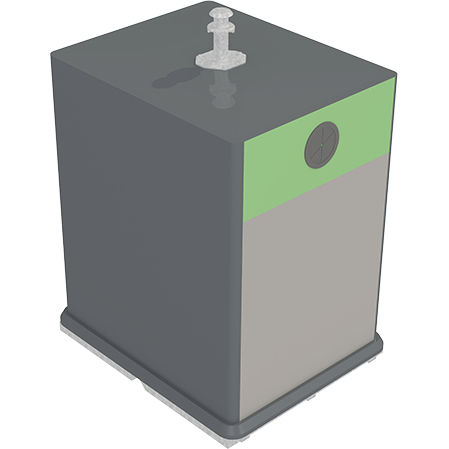 Conteneur à déchets en acier - MARTI - SULO Umwelttechnik GmbH  - pour papier / de tri sélectif / sécurisé