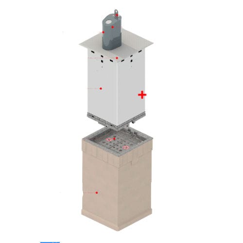 Conteneur à déchets en acier - M3 - SULO Umwelttechnik GmbH  - pour déchets industriels