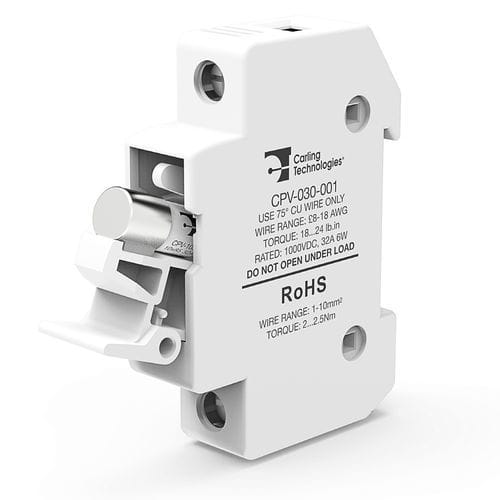 Porte-fusible cylindrique - CPV series - Carling Technologies - sur rail DIN / compact / Classe gPV