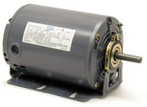 Moteur asynchrone - LEESON Electric - AC / monophasé / à condensateur permanent