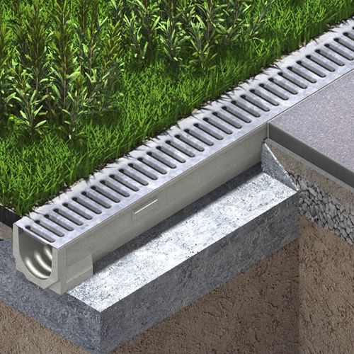 Caniveau en inox - SELF series - ULMA Architectural Solutions  - à fente / de sol