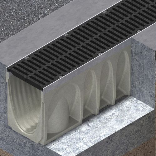 Caniveau en inox - MultiV+ - ULMA Architectural Solutions  - à fente / à grille / de sol
