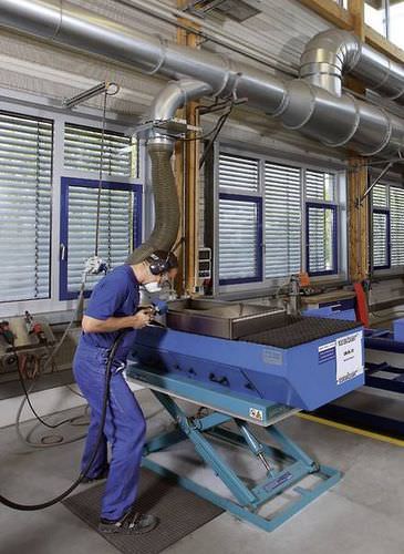 Table aspirante pour polissage - Ventilatorenfabrik Oelde - pour meulage / pour le soudage