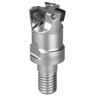 Fraise deux tailles - QUADWORX® S - POKOLM Frästechnik GmbH & Co. KG - à plaquettes indexables / d'ébauche / pour acier