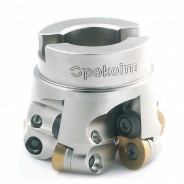 Fraise deux tailles - HL series  - POKOLM Frästechnik GmbH & Co. KG - à plaquettes indexables / pour la découpe