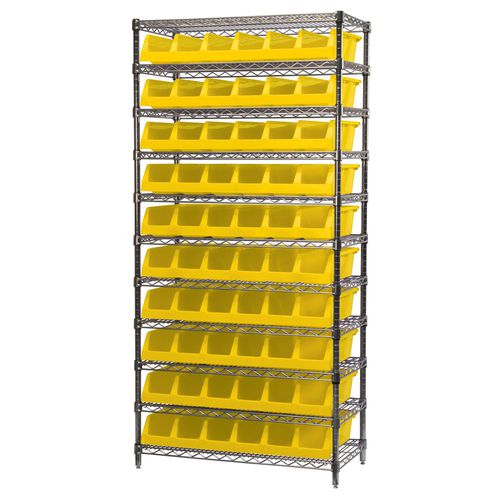 Rayonnage d'atelier - AWS183630318 - Akro Mils - mono-face / pour charges légères / pour boîtes