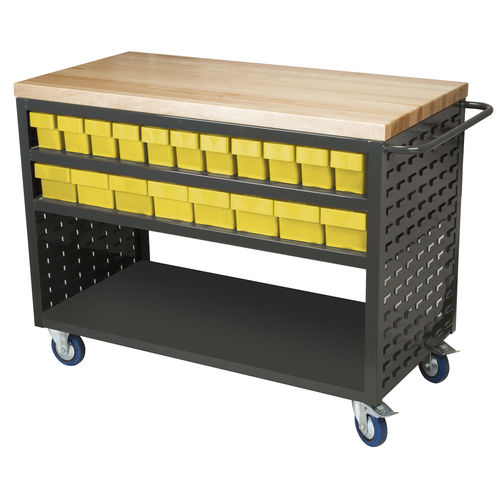 Chariot de stockage - MA4824x series - Akro Mils - poste de travail / en acier / polyvalent
