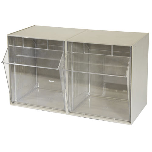 Caisse en métal - TiltView® series - Akro Mils - de stockage / basculante