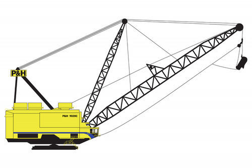 Pelleteuse lourde - 9020C - KOMATSU FORKLIFT - sur chenilles / pour mines et carrières / longue portée