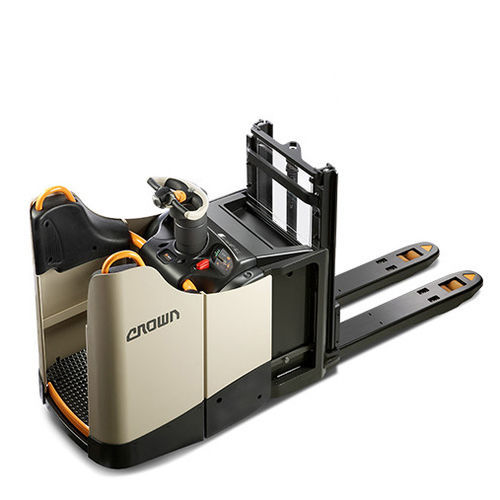 Gerbeur électrique - DT 3040 series - CROWN - à conducteur porté debout / 24 V / pour transport de 2 palettes à la fois