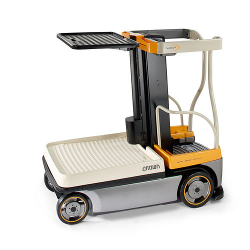 Chariot préparateur de commandes électrique - WAV 60 series - CROWN - vertical / autoguidé