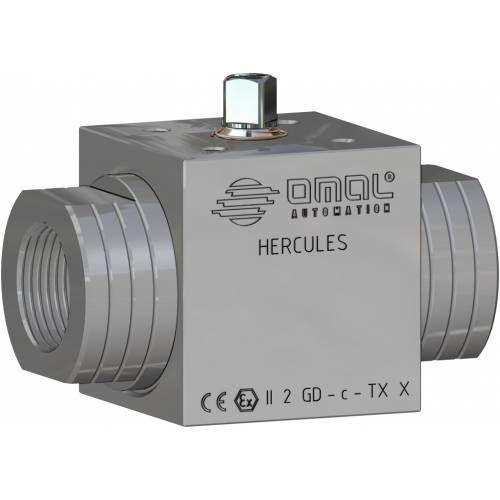 Vanne à boisseau sphérique - HERCULES - OMAL Spa - à levier / de pétrole / pour gaz