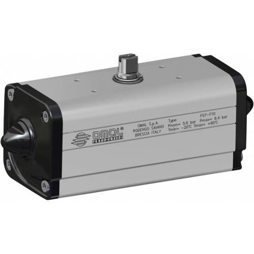 Actionneur de vanne pneumatique - DA series - OMAL Spa - rotatif / à piston / à entraînement direct