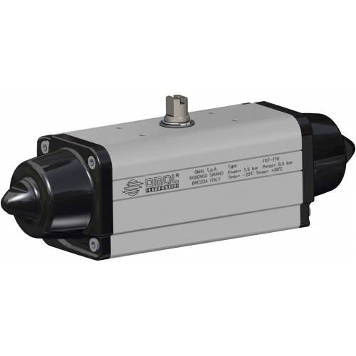 Actionneur de vanne pneumatique - SR series - OMAL Spa - rotatif / ISO / en aluminium