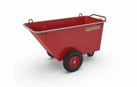 Benne basculante pour déchets - max. 750 kg  - Aliatool - avec roues