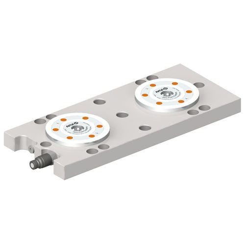 Dispositif de serrage hydraulique - 6204S series - ANDREAS MAIER GmbH & Co. KG (AMF) - 2-points / en acier inoxydable / en acier