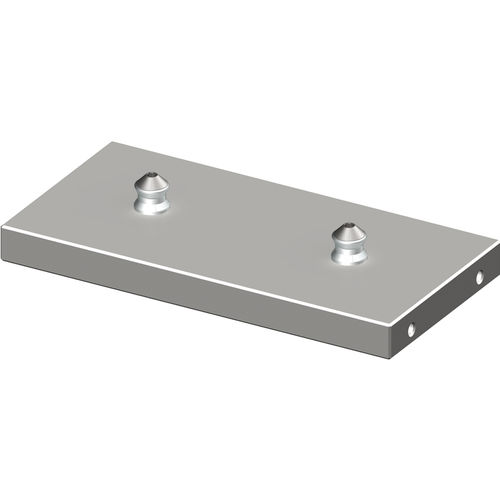 Plaque de bridage d'aluminium - 6204P-S SERIES - ANDREAS MAIER GmbH & Co. KG (AMF) - rectangulaire