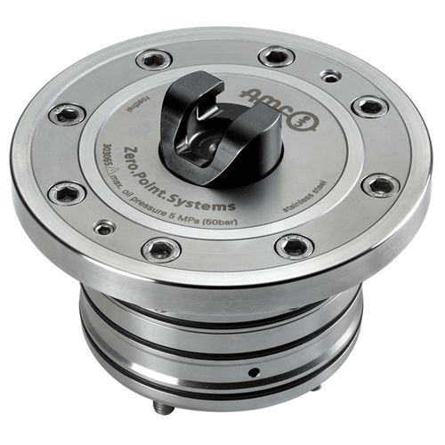 Cylindre de serrage point-zero horizontal - 6370HARH - ANDREAS MAIER GmbH & Co. KG (AMF) - avec piston / hydraulique / rapide
