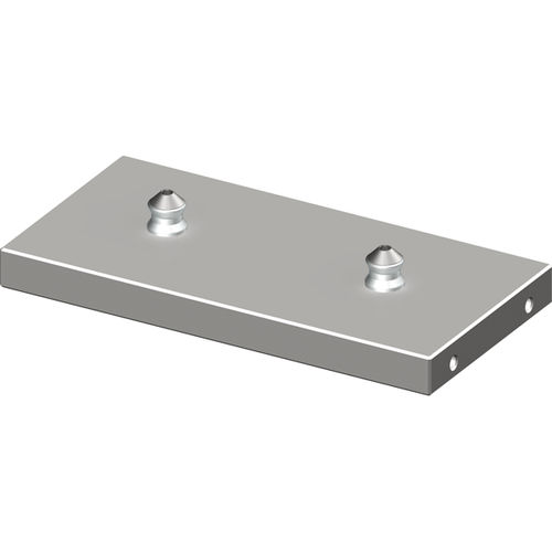 Plaque de bridage d'aluminium - 6370P series - ANDREAS MAIER GmbH & Co. KG (AMF) - rectangulaire / ronde / carrée