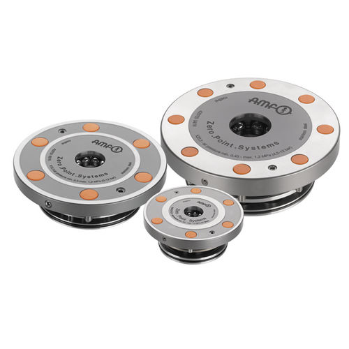 Cylindre de serrage point-zero intégrable - 6206LA - ANDREAS MAIER GmbH & Co. KG (AMF) - rond