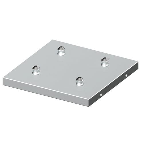 Plaque de bridage aluminium - 6204P-S4 - ANDREAS MAIER GmbH & Co. KG (AMF)