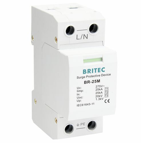 Parafoudre unipolaire - BR-25M 1P series - Britec Electric Co., Ltd - de type 1 / de type 2 / de type 3