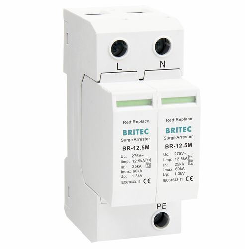 Parafoudre de type 1 - BR12.5M 2P series - Britec Electric Co., Ltd - de type 2 / classe I / classe II