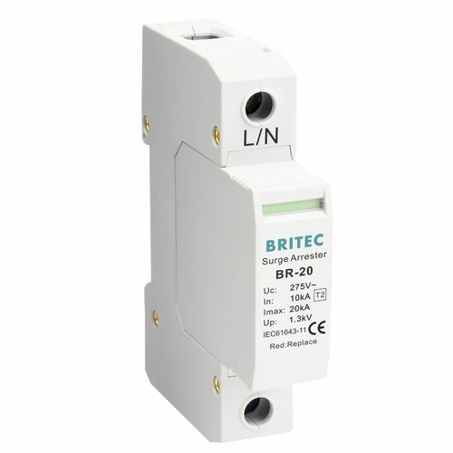 Parafoudre unipolaire - BR-20 1P  - Britec Electric Co., Ltd - de type 2 / classe II / de télésignalisation