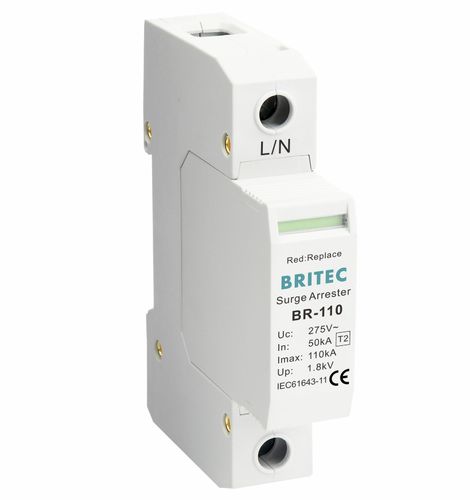 Parafoudre de type 2 - BR-110 1P series - Britec Electric Co., Ltd - classe II / de télésignalisation / d'installation électrique