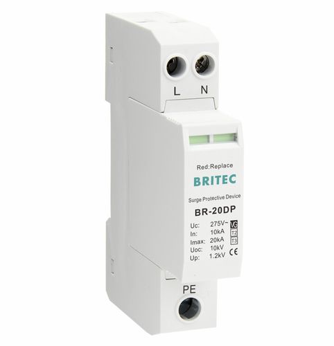 Parafoudre de type 3 - BR-20DP 1+1 series - Britec Electric Co., Ltd - classe III / d'installation électrique / de télésignalisation