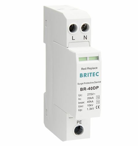 Parafoudre de type 2 - BR-40DP 2P series - Britec Electric Co., Ltd - de type 3 / classe II / classe III