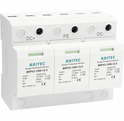 Parafoudre de type 1 - BRPV3-1500-12.5 - Britec Electric Co., Ltd - de type 2 / classe I / classe II