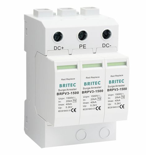 Parafoudre de type 2 - BRPV3-1500 - Britec Electric Co., Ltd - classe II / d'installation électrique / de télésignalisation