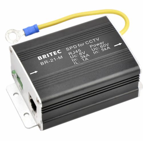 Parafoudre pour vidéosurveillance - BR-CCTV-21M series - Britec Electric Co., Ltd - pour signaux vidéos / pour équipement électronique / contre les courants transitoires