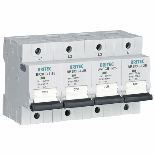 Disjoncteur miniature - BRSCB-I-25 - Britec Electric Co., Ltd - thermique / AC / sur rail DIN
