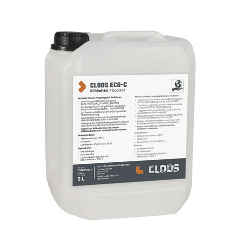 Liquide de refroidissement anticorrosion - CLOOS Eco-C - CLOOS - de longue durée / basse température / pour basse température