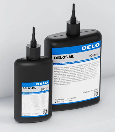 Colle polyuréthane - DELO-ML  - DELO Industrial Adhesives - pour métal / pour plastique / pour verre