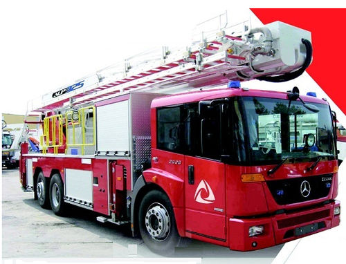 Élévateur anti-incendie monté sur camion - ALP 325 E - Cela - télescopique / à bras articulé / pour pompier