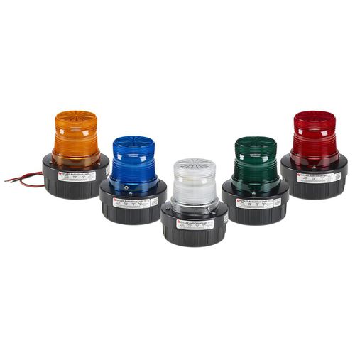 Diffuseur d'alarme sonore avec feu à LED - AV1-LED - FEDERAL SIGNAL - avec feu de signalisation