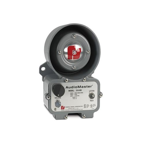 Interphone pour zones dangereuses - 310X-MV - FEDERAL SIGNAL - audio / durci / IP65